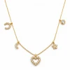 Zirkon Taşlı Sallantılı Charm Kolye